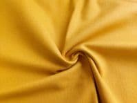 Brushed Cotton Flannel Fabric Material Wynciette OCHRE